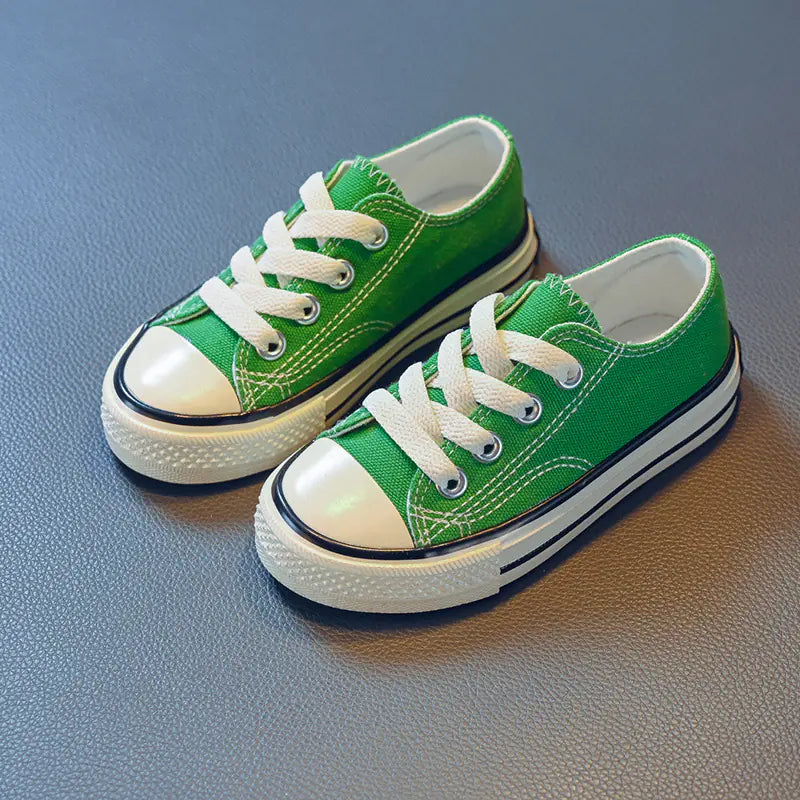 Kids' Canvas Low Top Sneakers ShoesS