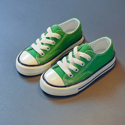 Kids' Canvas Low Top Sneakers ShoesS