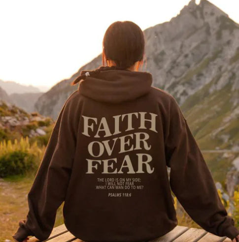 Faith Over Fear Casual Hoodie