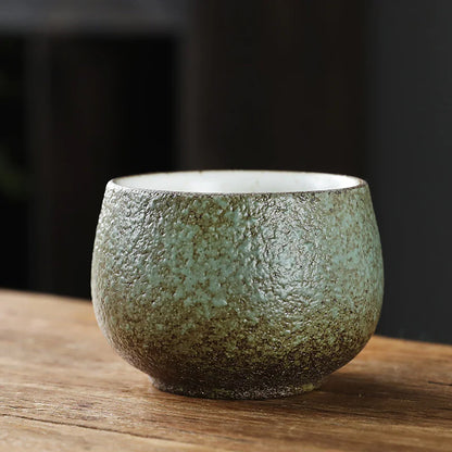Retro Ceramic Fambé Tea Cup