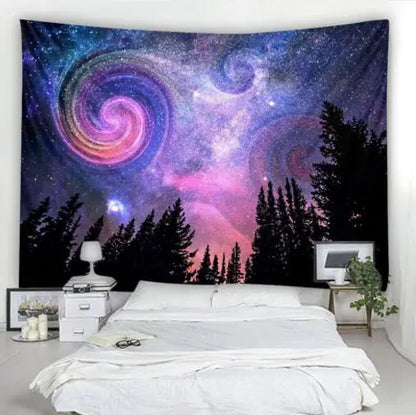 Celestial Nights Wall Tapestry - Vivid Print