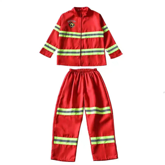 Youth Firefighter Play Costume Kit