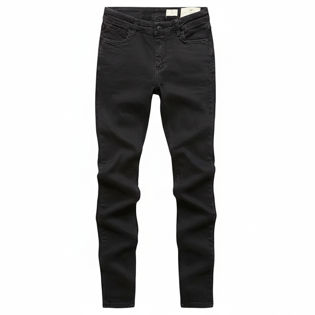 Men's Ripped Black Slim Fit Jeans