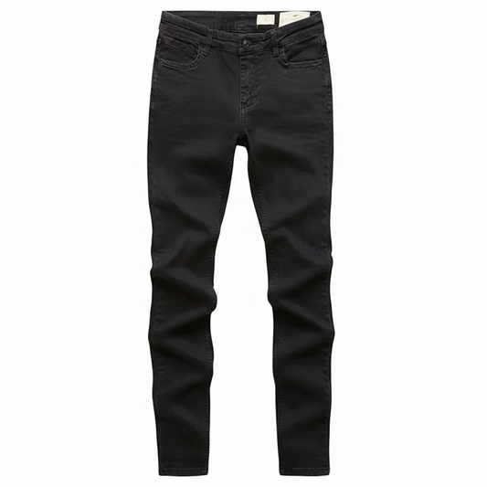 Men's Ripped Black Slim Fit Jeans