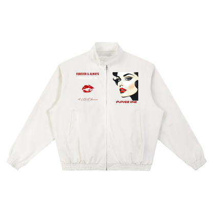 Stand Collar Bomber Jacket