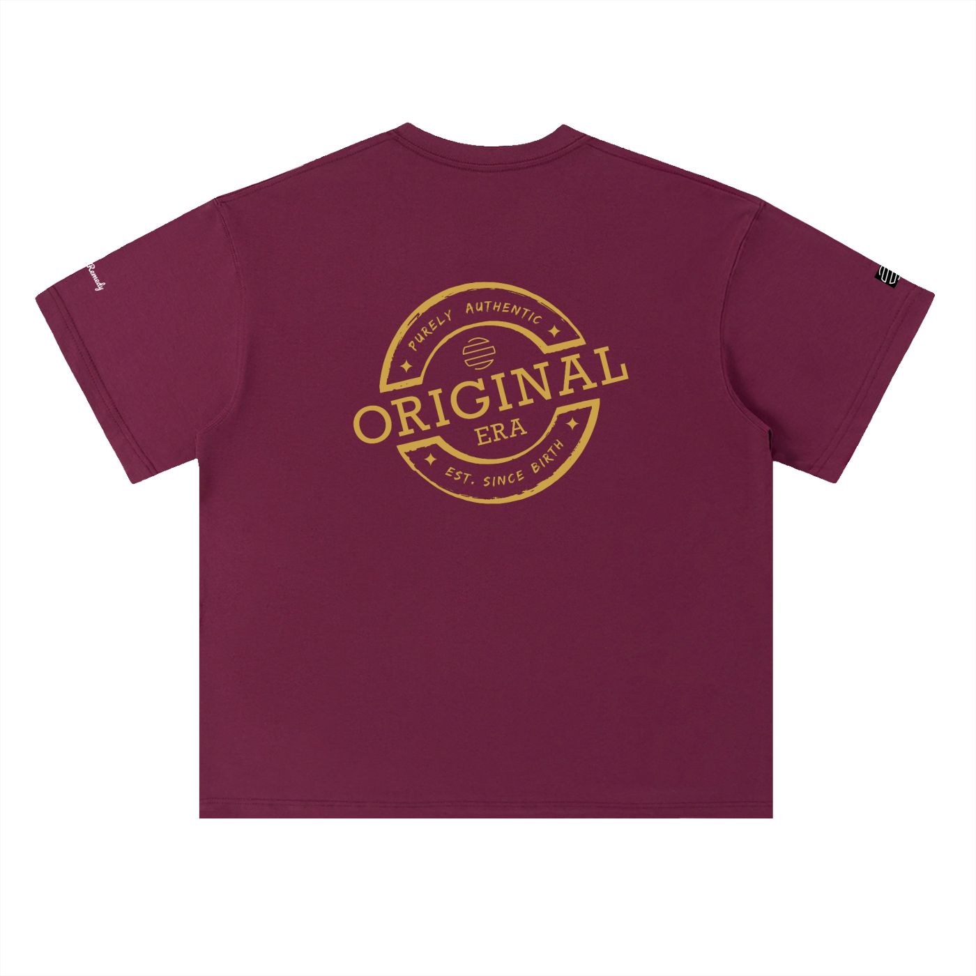 Retro "Home" Heavyweight Drop Shoulder Cotton T-Shirt