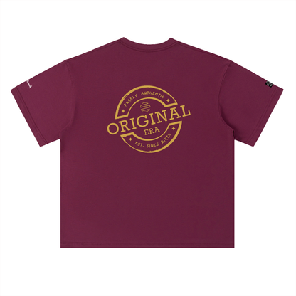 Retro "Home" Heavyweight Drop Shoulder Cotton T-Shirt