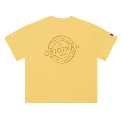 Retro "Home" Heavyweight Drop Shoulder Cotton T-Shirt