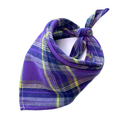 Scottish Plaid Large Baby Bib