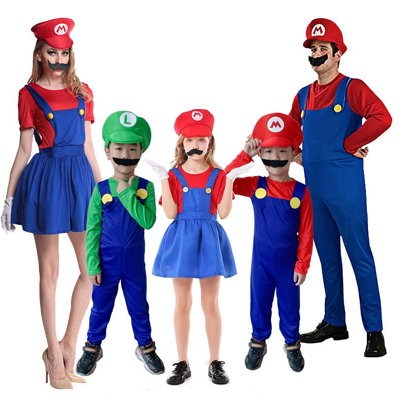 Mario Costume Dressup for Kids & Family