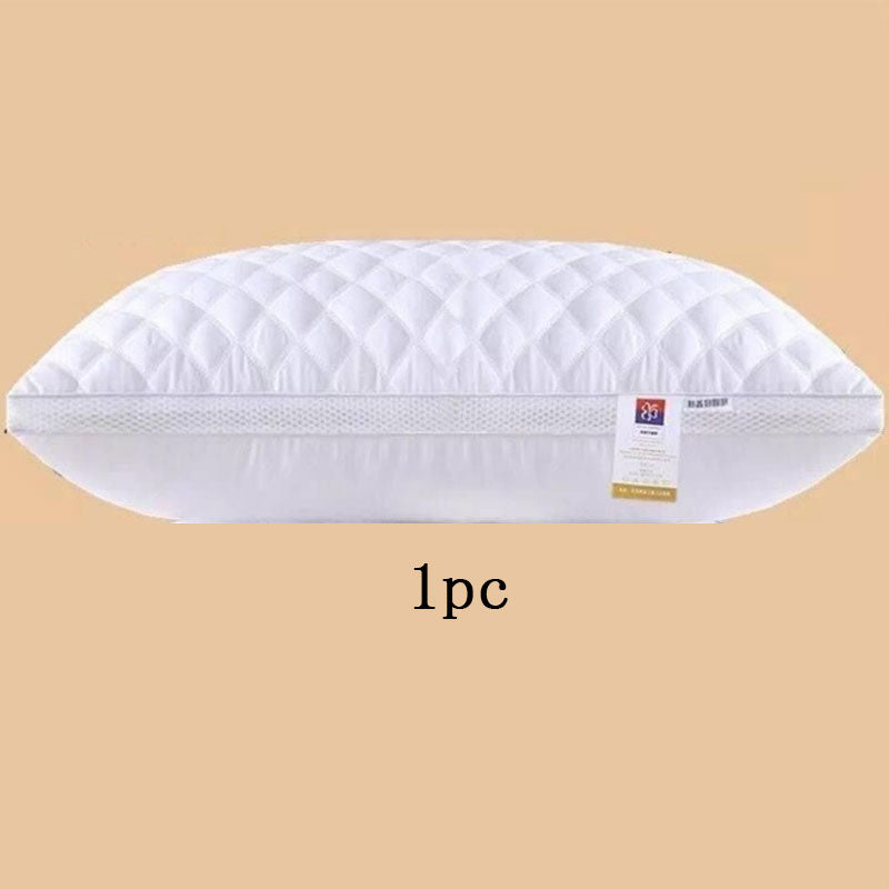 Thickened Velvet Feather Pillow - Machine Washable Core