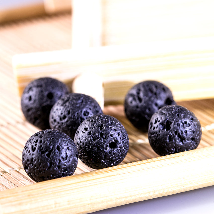 Volcanic Lava Bead Collection for Crafting