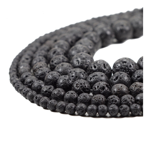 Volcanic Lava Bead Collection for Crafting