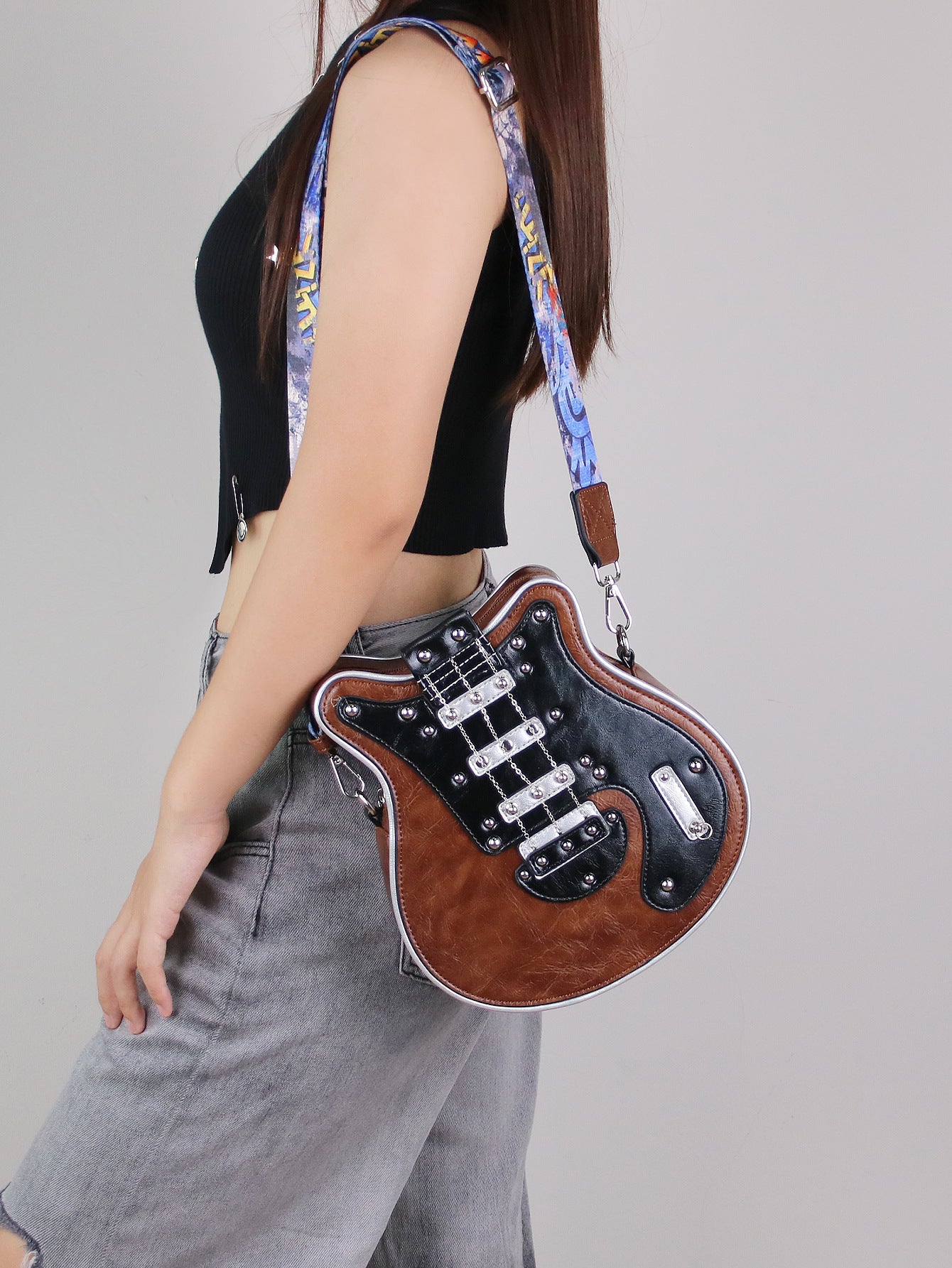 Women's Guitar Messenger Bag