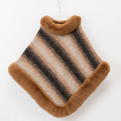 Women's Warm Knit Shawl Scarf for Autumn Winter