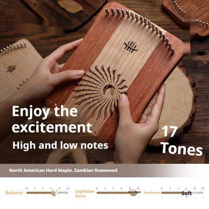 17 Strings Genuine Harp   - Finger Piano Simple And Easy To Learn