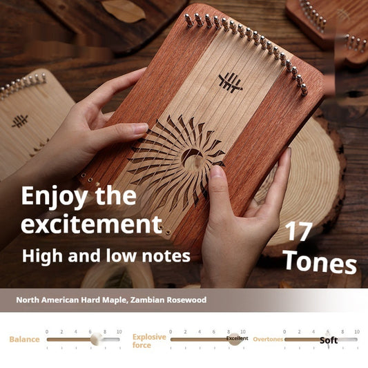 17 Strings Genuine Harp   - Finger Piano Simple And Easy To Learn
