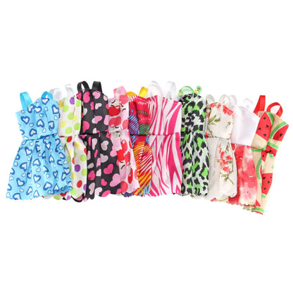 Barbie Dress-Up Accessories Set with 10 Outfits