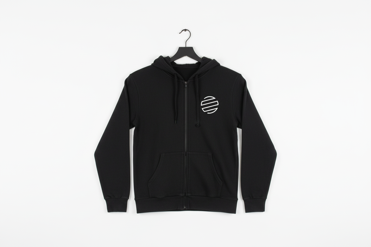 Youth Zipped Hoodie - Black Heavy Blend Kids' Full-Zip Hooded Sweatshirt