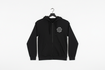 Youth Zipped Hoodie - Black Heavy Blend Kids' Full-Zip Hooded Sweatshirt