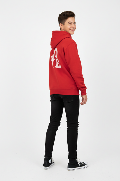 Youth Zipped Hoodie - Black Heavy Blend Kids' Full-Zip Hooded Sweatshirt
