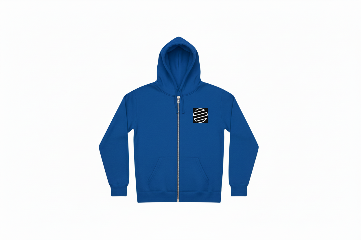 Youth Zipped Hoodie - Black Heavy Blend Kids' Full-Zip Hooded Sweatshirt