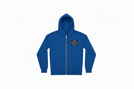 Youth Zipped Hoodie - Black Heavy Blend Kids' Full-Zip Hooded Sweatshirt