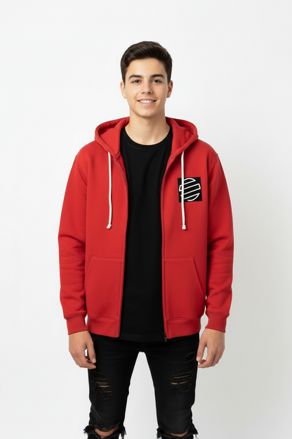 Youth Zipped Hoodie - Black Heavy Blend Kids' Full-Zip Hooded Sweatshirt