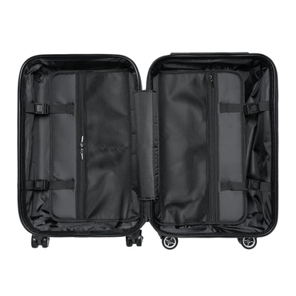 Classic Black Carry-On Suitcase – Lightweight Hardshell Travel Luggage with Spinner Wheels