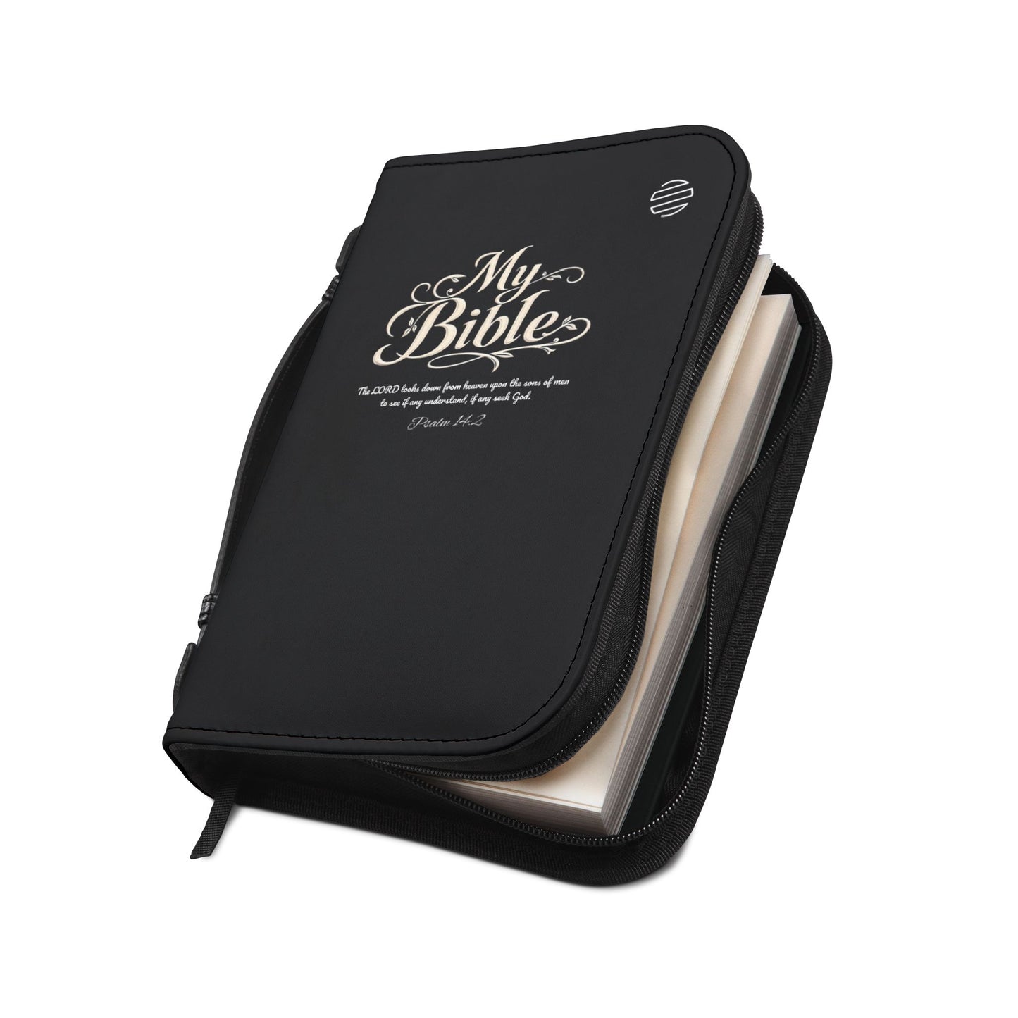 My Bible Zippered Cover — Scripture Verse Protective Case for Bible