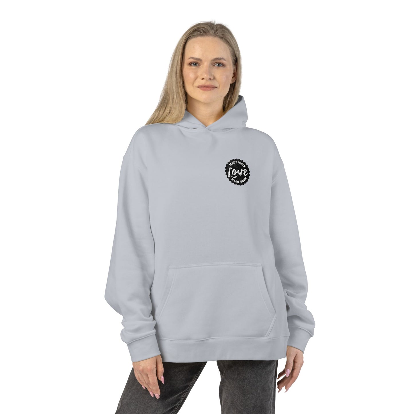 Made with Love Relaxed Hoodie — Cozy Casual Sweatshirt for Everyday Wear