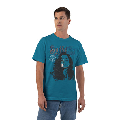 Soulful True Love Portrait T-Shirt — Romantic Couple Graphic Tee