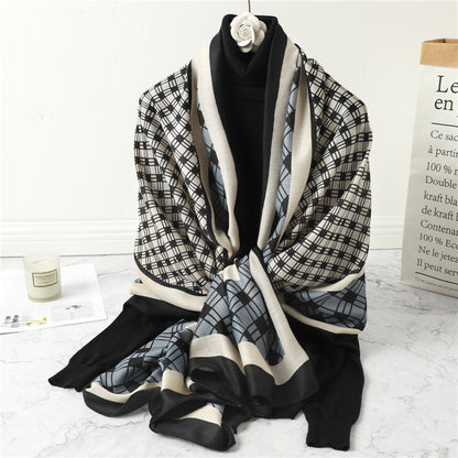 Women's Plaid Shawl - Warm Wrap