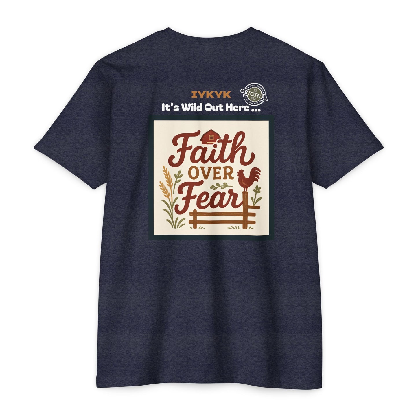 Faith Over Fear Vintage Cow T-Shirt