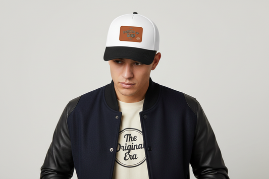 Leather Patch Baseball Cap — "Armour of God" Christian Trucker Hat