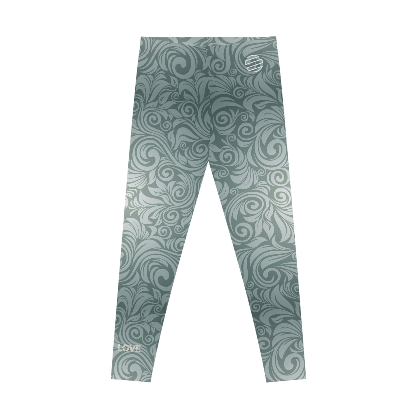 Floral Swirl Stretchy Leggings