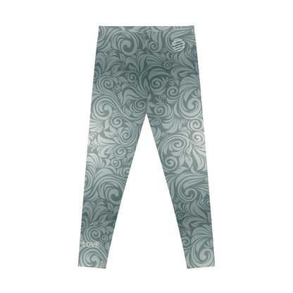 Floral Swirl Stretchy Leggings