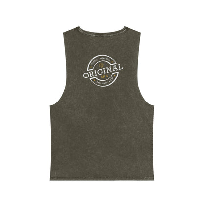Midnight Breakfast Saxophone Silhouette Tank Top — Jazz Night Music Tee