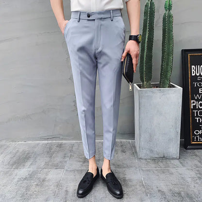 Stylist's Black Tapered Comfort Pants