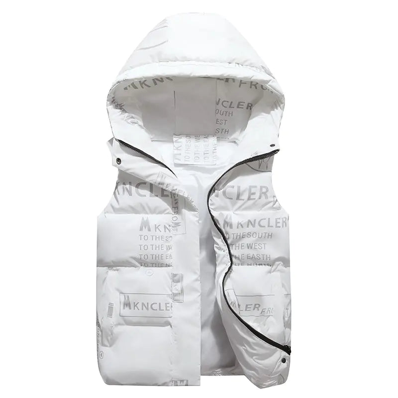 Autumn Winter W Print Cotton Vest for Kids