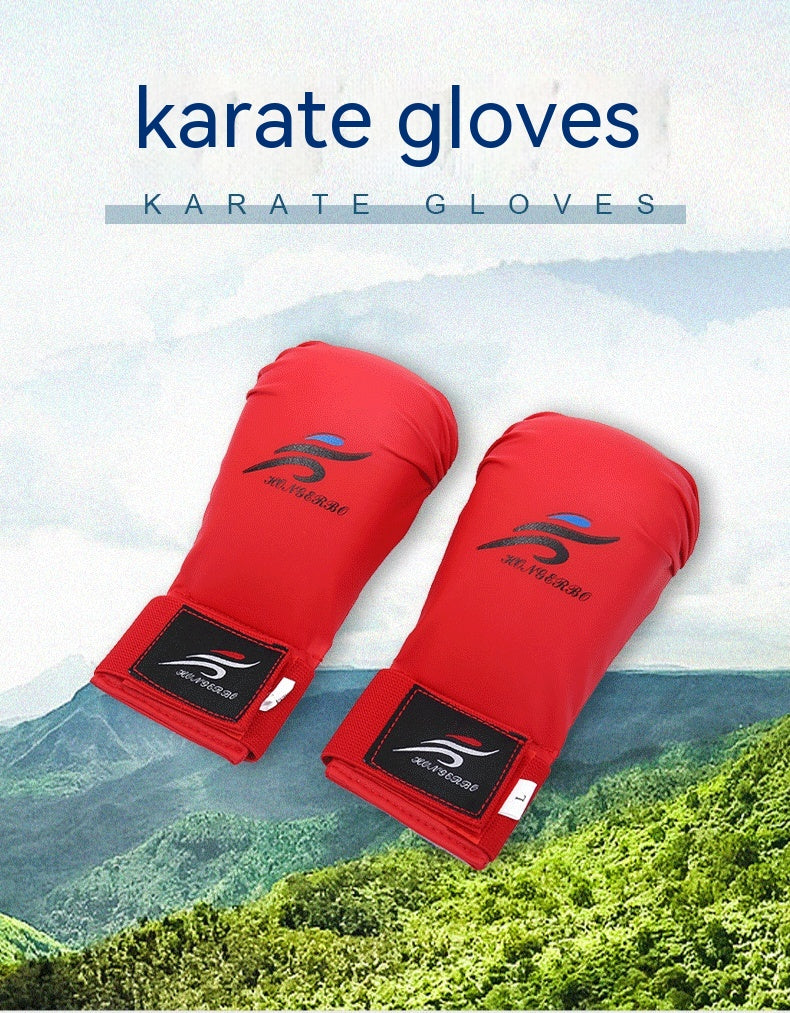 Karate Gloves Sanda Boxing Hand Guard Adult And Children Training Protective Gear