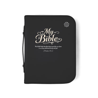 My Bible Zippered Cover — Scripture Verse Protective Case for Bible