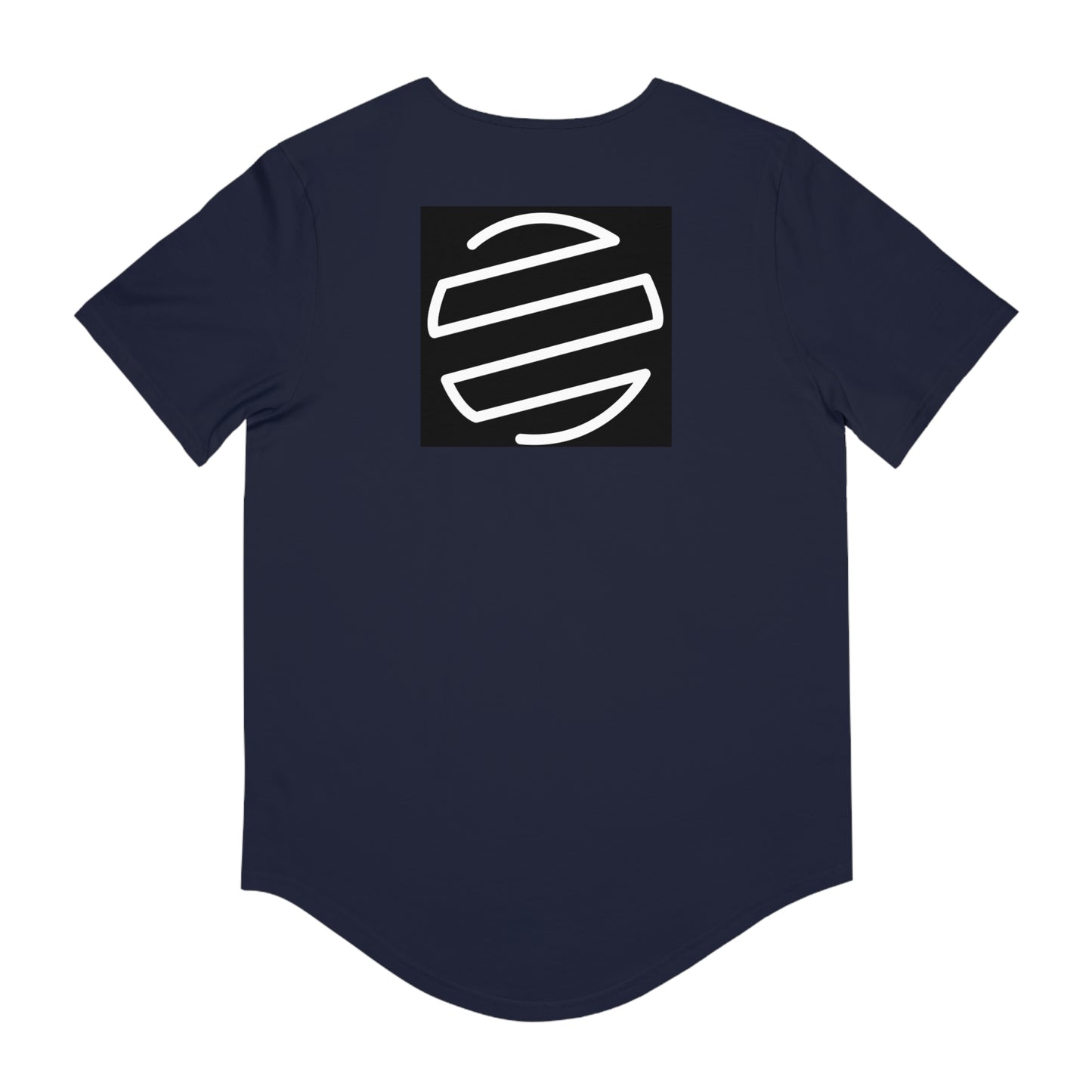 Integrity University Curved-Hem Tee — Modern Collegiate Men’s T‑Shirt