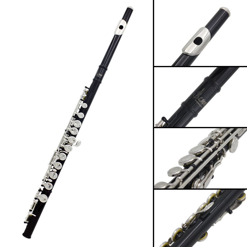 Flute 16 Holes Flute C Key White Copper Tube Body Leather Box Suitable For Beginners Grading Performance
