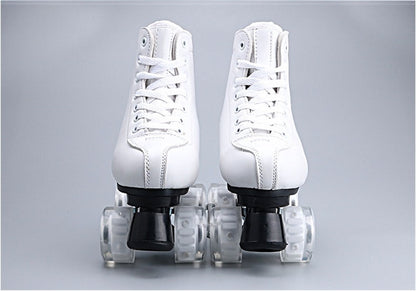LED Sneaker Quad Roller Skates