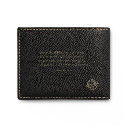 Covered Wagon Silhouette Bi-Fold Wallet