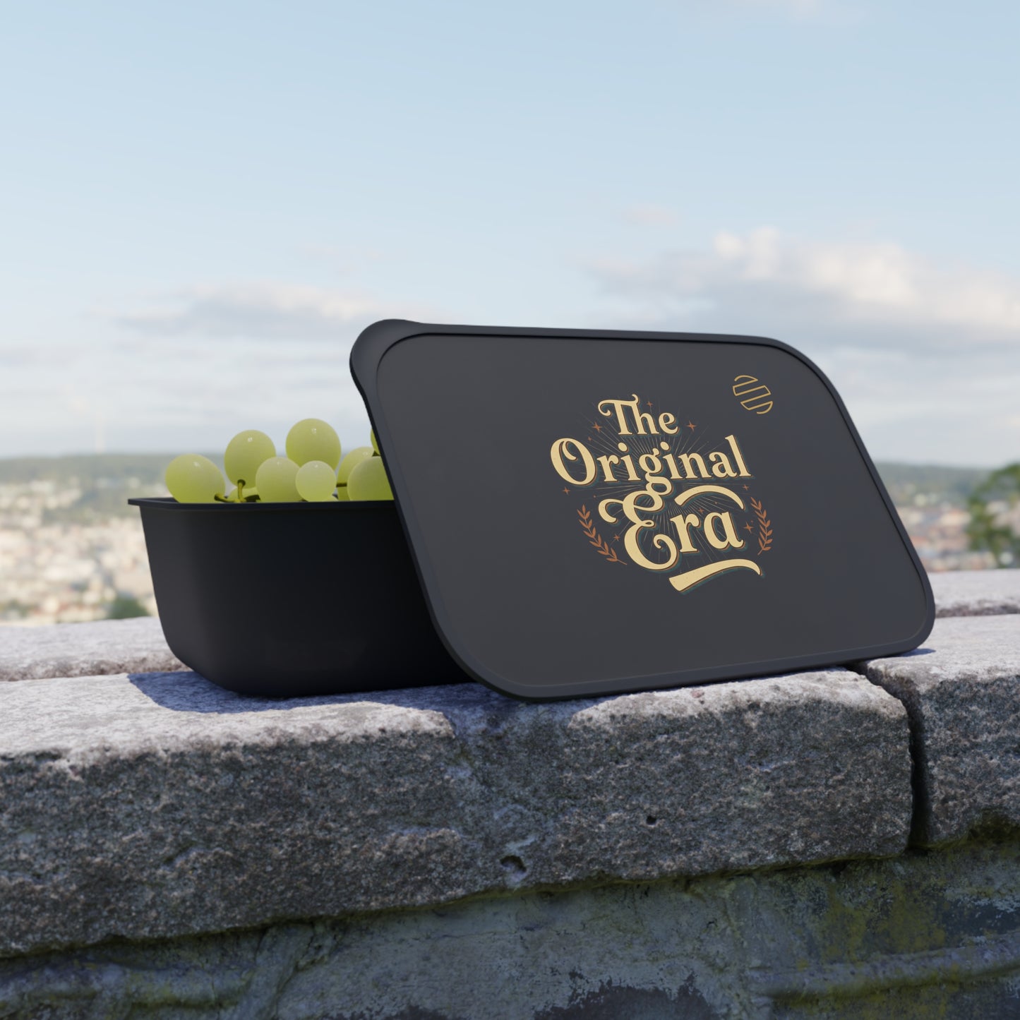 Bento Box — "The Original Era" Reusable PLA Lunchbox with Band & Utensils