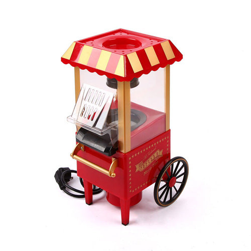 Vintage Electric Popcorn Machine with Cart