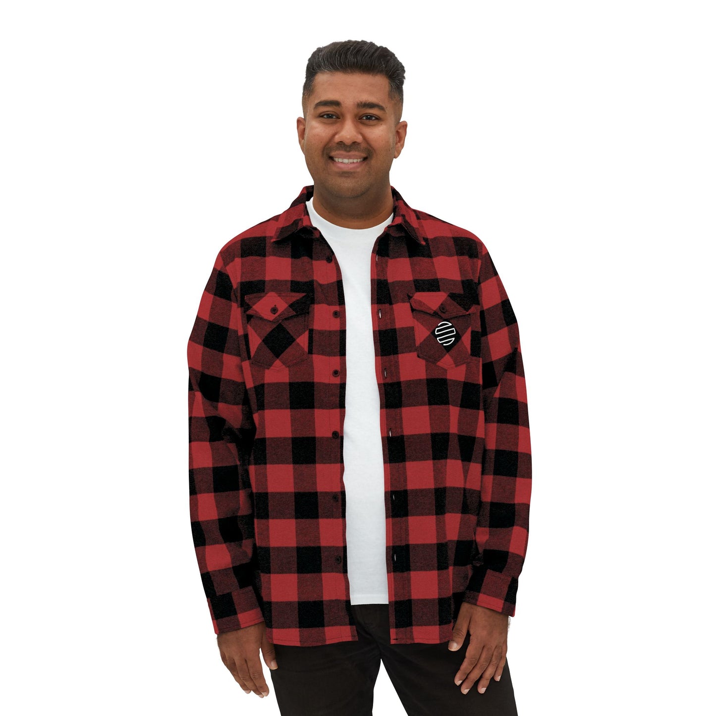 Original Era Plaid Flannel Shirt — Vintage Logo Back