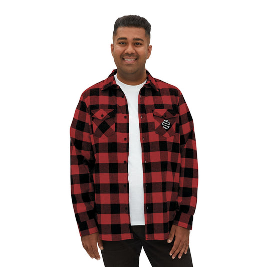 Original Era Plaid Flannel Shirt — Vintage Logo Back